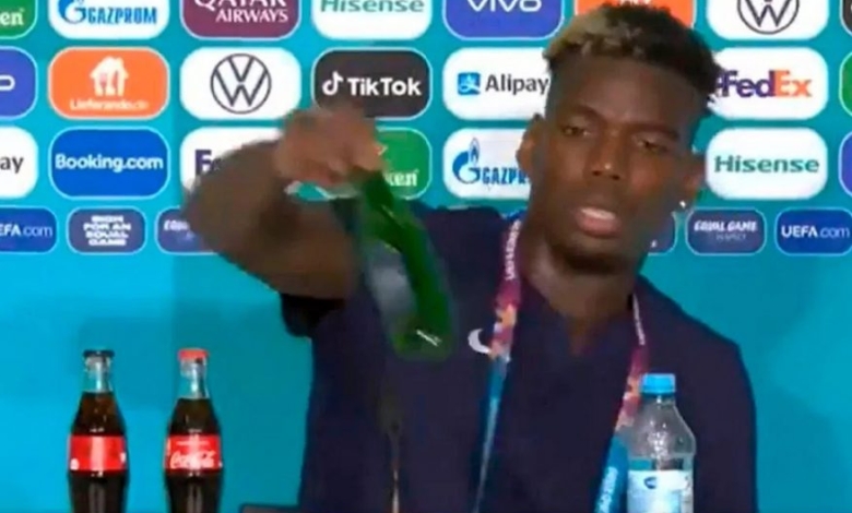 1623813478 the ronaldo effect paul pogba throws beer on the ground 876x548 1