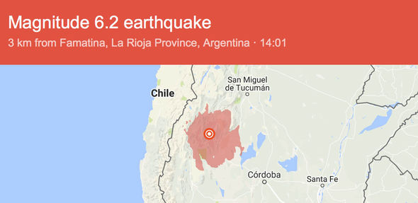 Argentina Chile earthquake 718960
