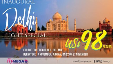 Mega Maldives Delhi Fare 15.11.2016