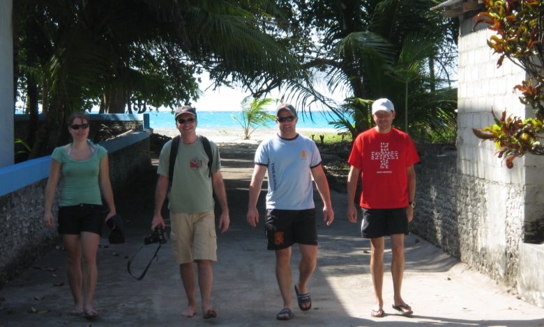 Tourists in Maldives