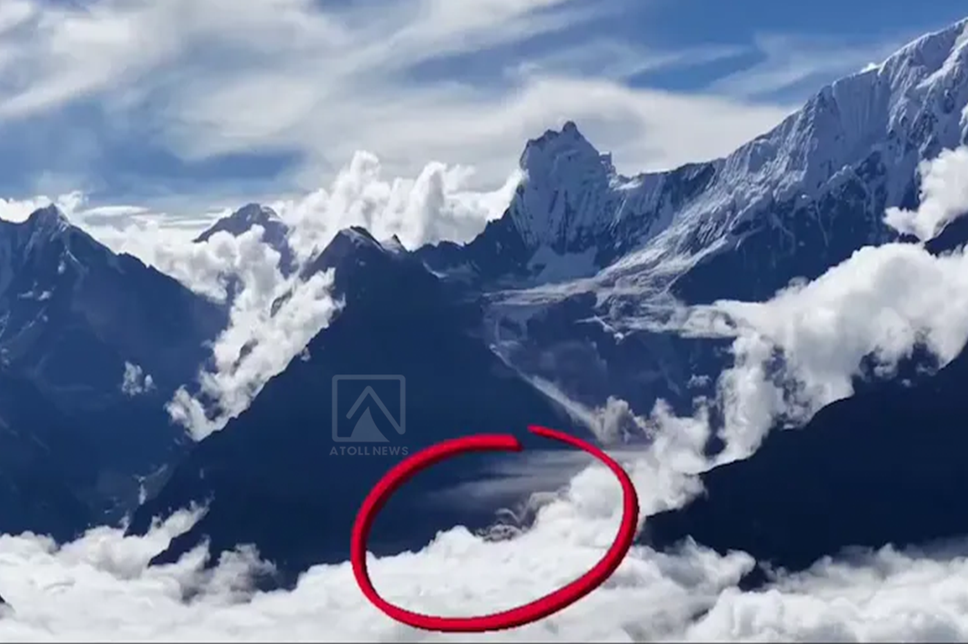 Nepal drone shot