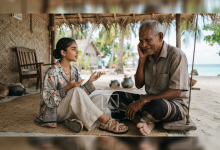 girl with her father