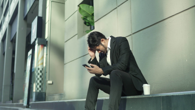 worried man