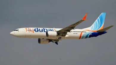 A Flydubai Boeing 737 MAX 8