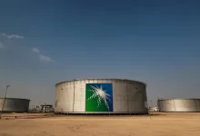 oil tanks at Saudi