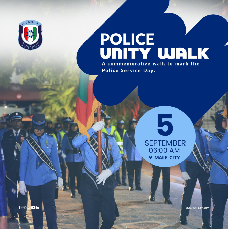 police walk