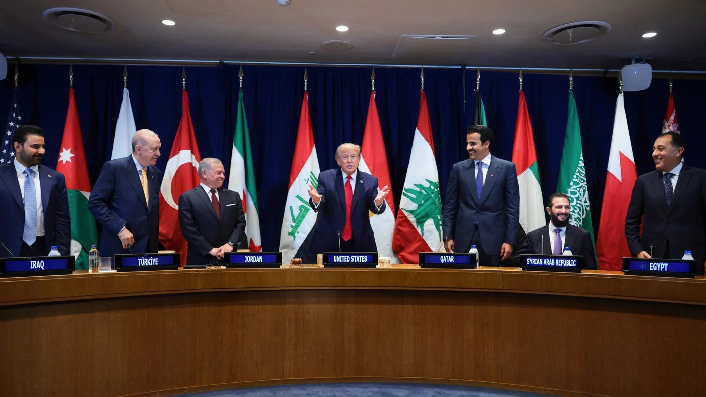 uS President Donald Trump meets with Arab and Muslim leaders