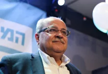 Palestinian lawmaker Ahmad Tibi
