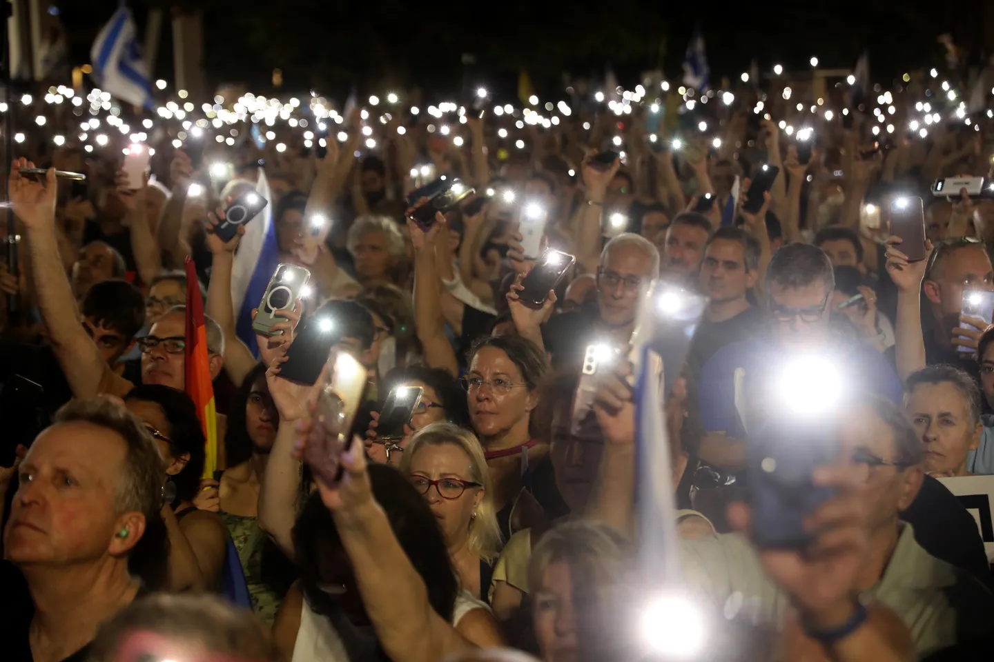 gather in Tel Aviv