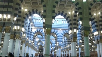 Al Masjid Al Nabawi from inside